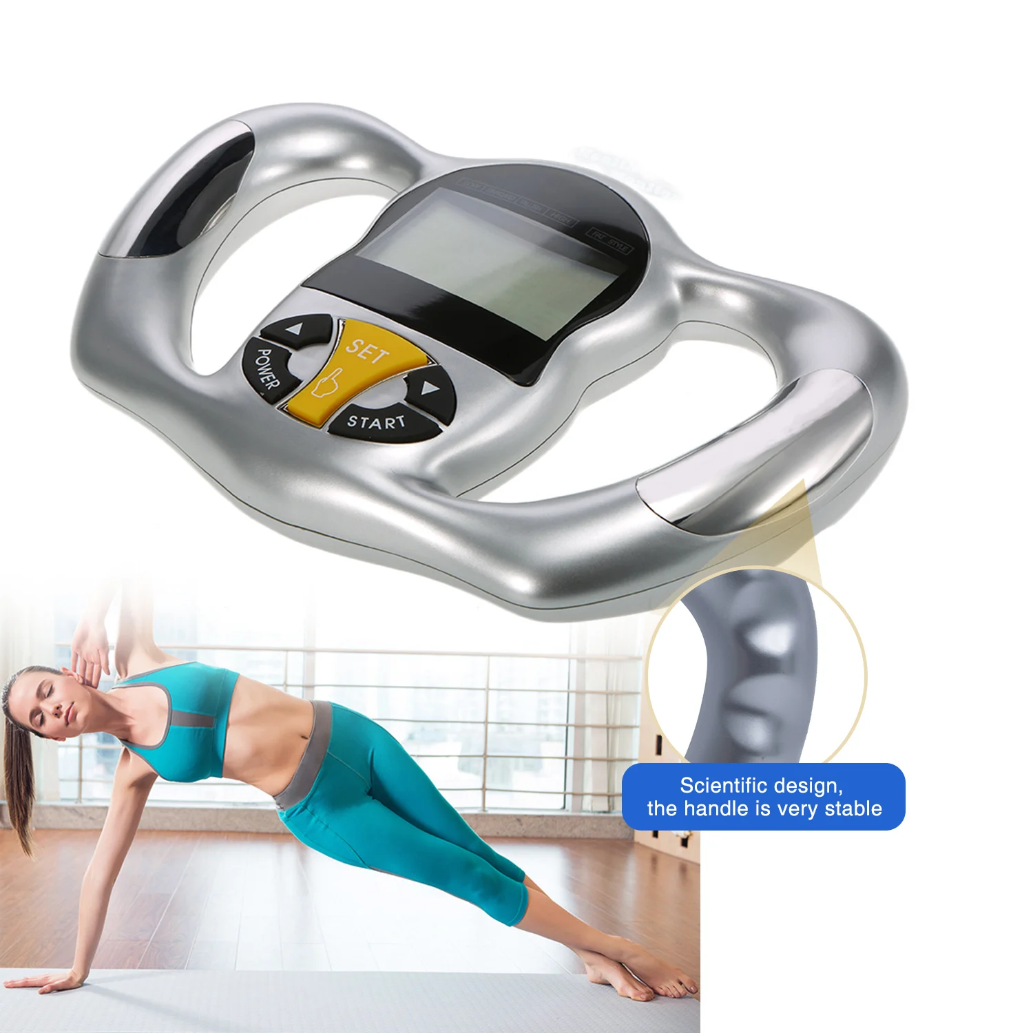 Body Health Monitor Digital LCD Fat Analyzer BMI Meter Weight Loss Tester Calorie Calculator Measurement Tools 3