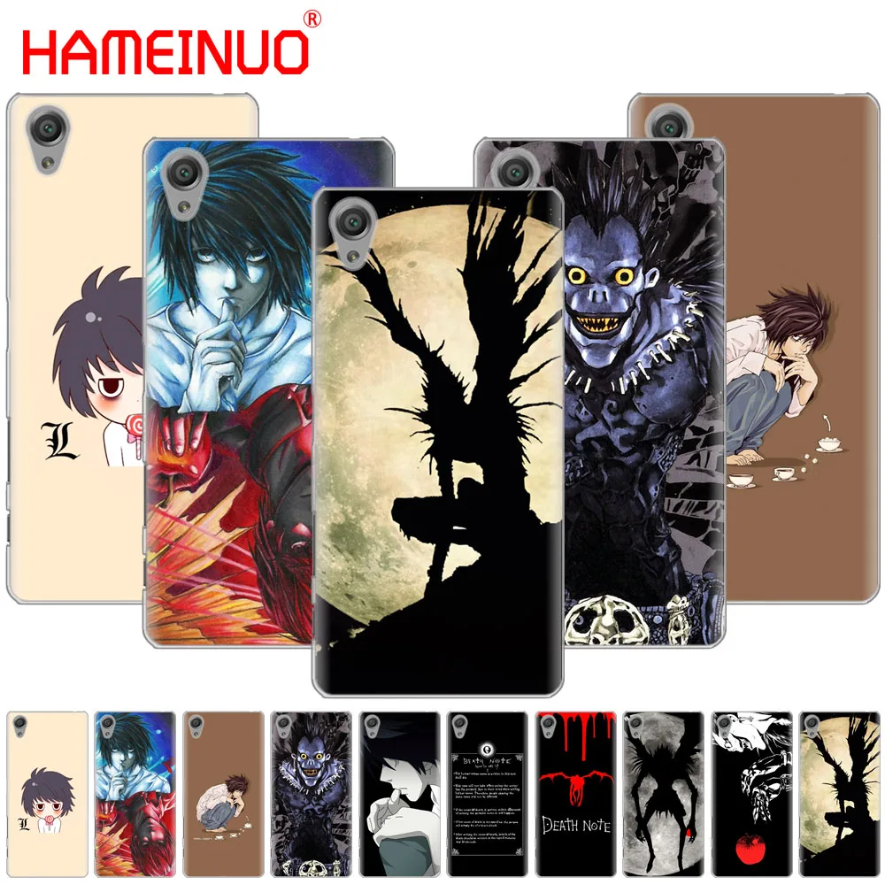 

HAMEINUO Anime Death Note Cover phone Case for sony xperia C6 XA1 XA2 XA ULTRA X XP L1 L2 X XZ1 compact XR/XZ PREMIUM