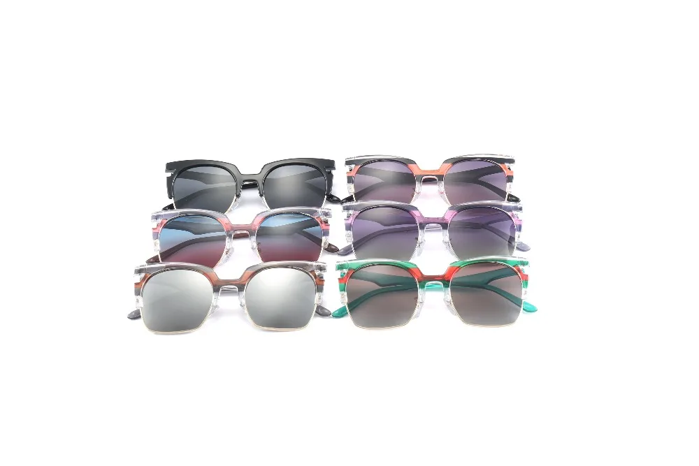 Марка UV400 новые женские мужские очки дизайнерские солнцезащитные очки Oculos модные белые пластиковые зеркальные очки