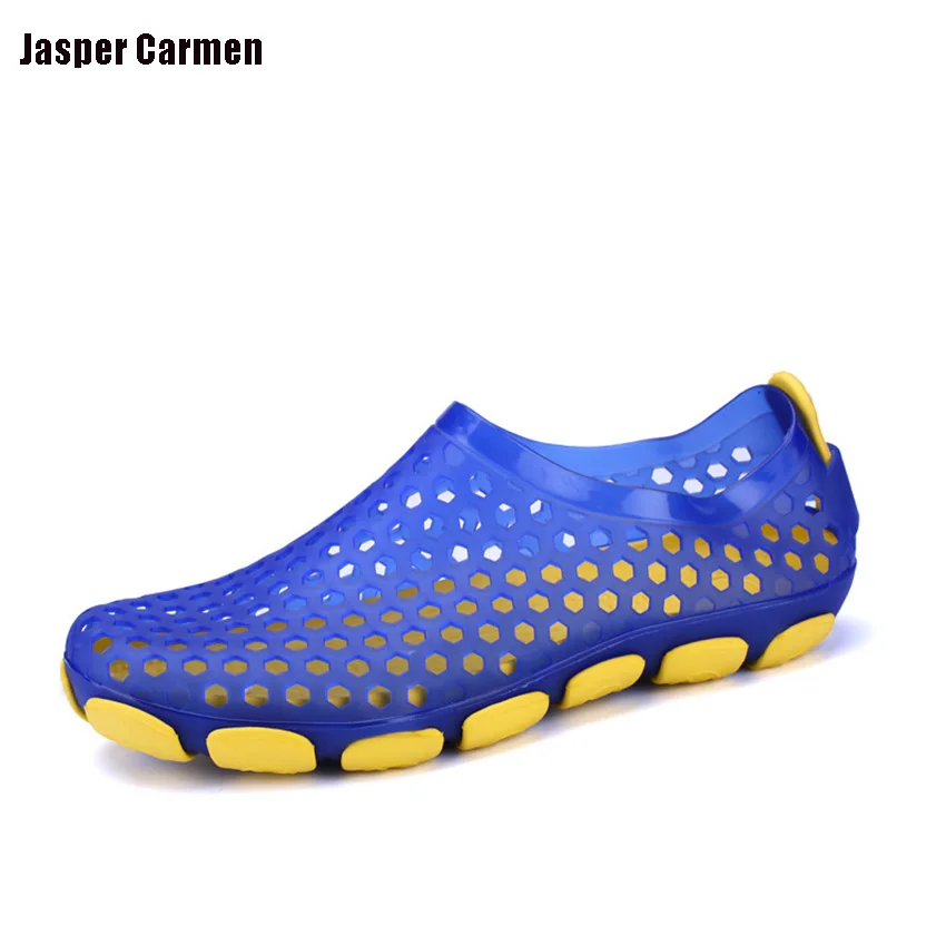 Jasper Carmen Summer New Arrival Sandals Hollow Breathable Non slip Light Mens Plastic Beach Sandals Men