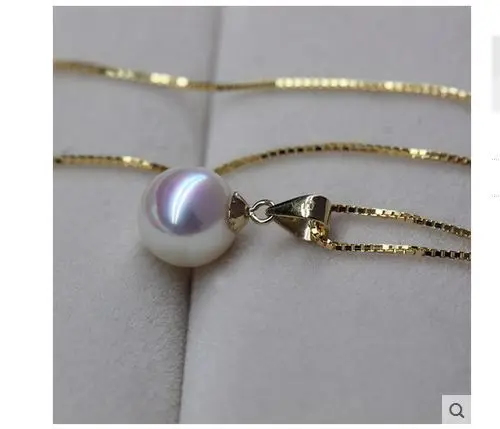 

gorgeous 11-12mm south sea round white pearl necklace 17.5inch 14//k