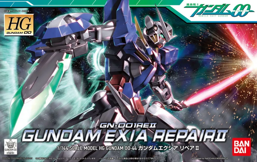 Модель Gundam HG 1/144 GN 001 EXIA 00 REPAIR II GUNDAM READY PLEAYER ONE THUNDERBOLT Armor разблокированный мобильный