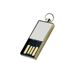 Водостойкий сплав mini USB флешка высокая скорость Memory Stick U диск ЗОЛОТО 16 ГБ