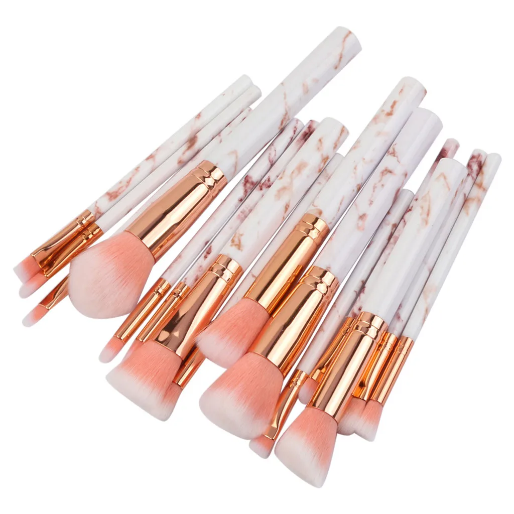 

2019 Women Fashion 1pcs/10pcs/15pcs/set Makeup Brush Set tools Make-up Toiletry Kit Wool Make Up Brush Sets