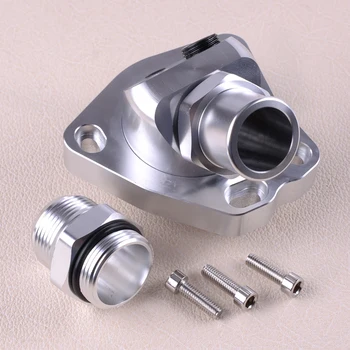 

DWCX Metal Swivel Neck Thermostat Cooling Housing Car Cooling System Replacement Fit for K Series K20 K24 Radiator Hose k Swap