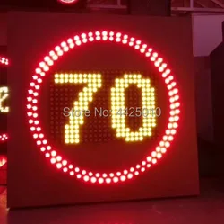 LED traffic signage, 30 /40 /50 /60/ 70 /80 /100 /110/120 LED traffic speed limit sign  LED highway speed limit