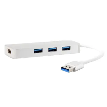 

HD 1080P USB 3.0 to HDMI HUB Converter Adapter Cable USB to HDMI External Video Card Multi Monitor Adapter for Windows Laptop