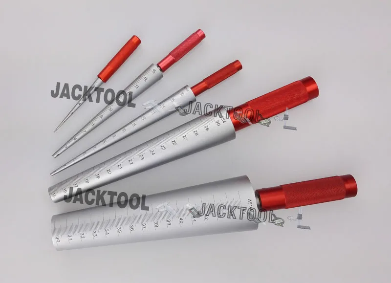 30-45mm Conical feeler gauge feeler gauge ruler taper cone cylinder bore Round taper gage hole size tapered