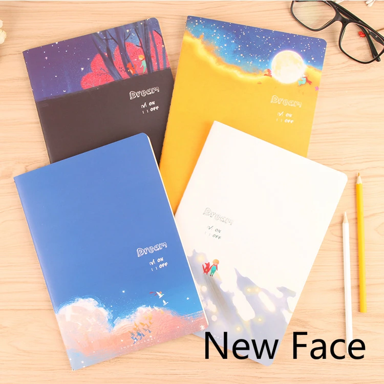 2017 Boutique Varied Style Fashion Simplicity Literature Notebook Student Memorial Painting Notes Exercise Diary School Supplies |