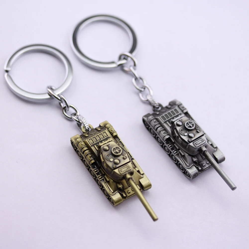 Wot Game World of Tanks KeyChain 5 cm Alloy Metal Tank Model Pendent