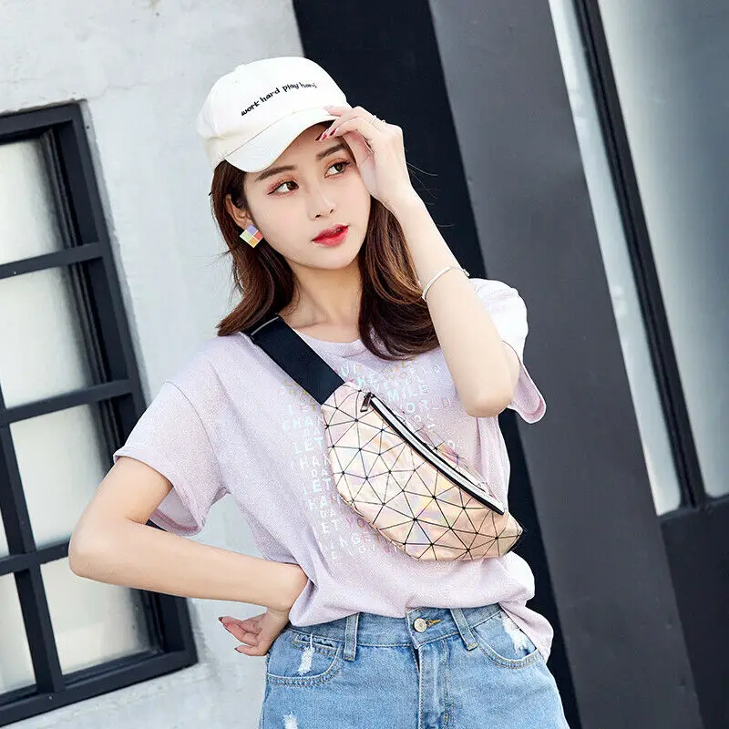 Поясная Сумка nerka fanny pack женская модная сумка из ПУ кожи в стиле рок н ролл|Поясные