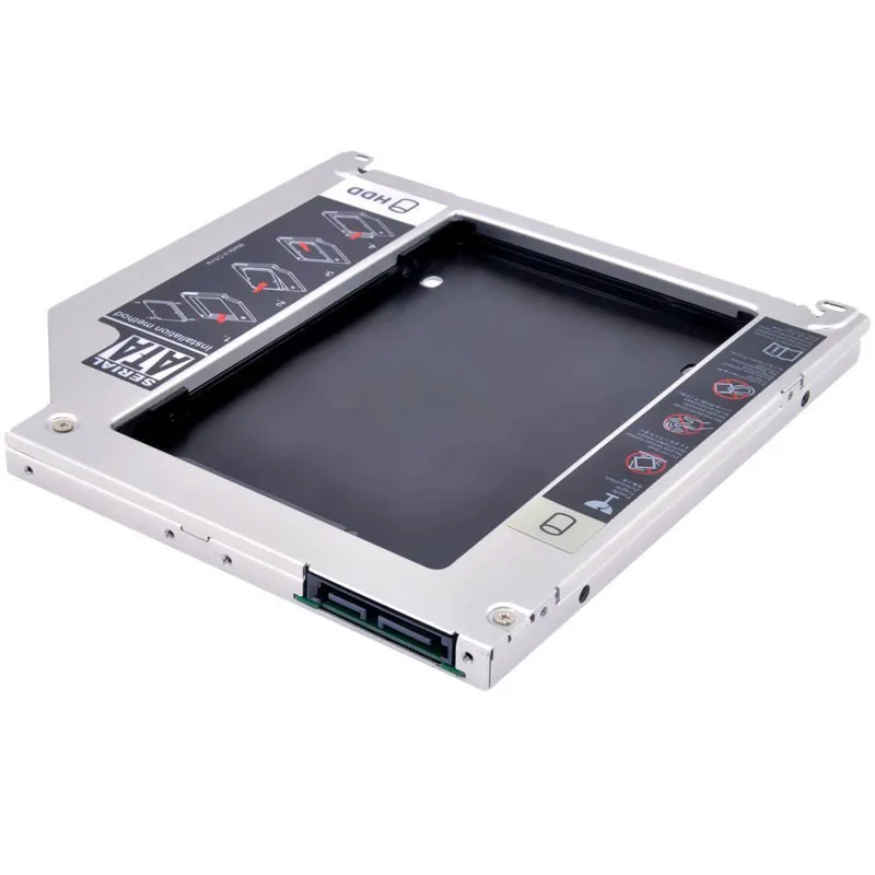 2 й жесткий диск Caddy 9 5 мм SATA 3 0 дюйма SSD 1 ТБ корпус жесткого диска для Apple Macbook Pro Air