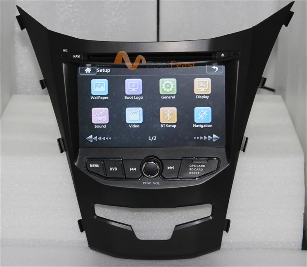 car DVD for Ssangyong Korando 2014 2015 4