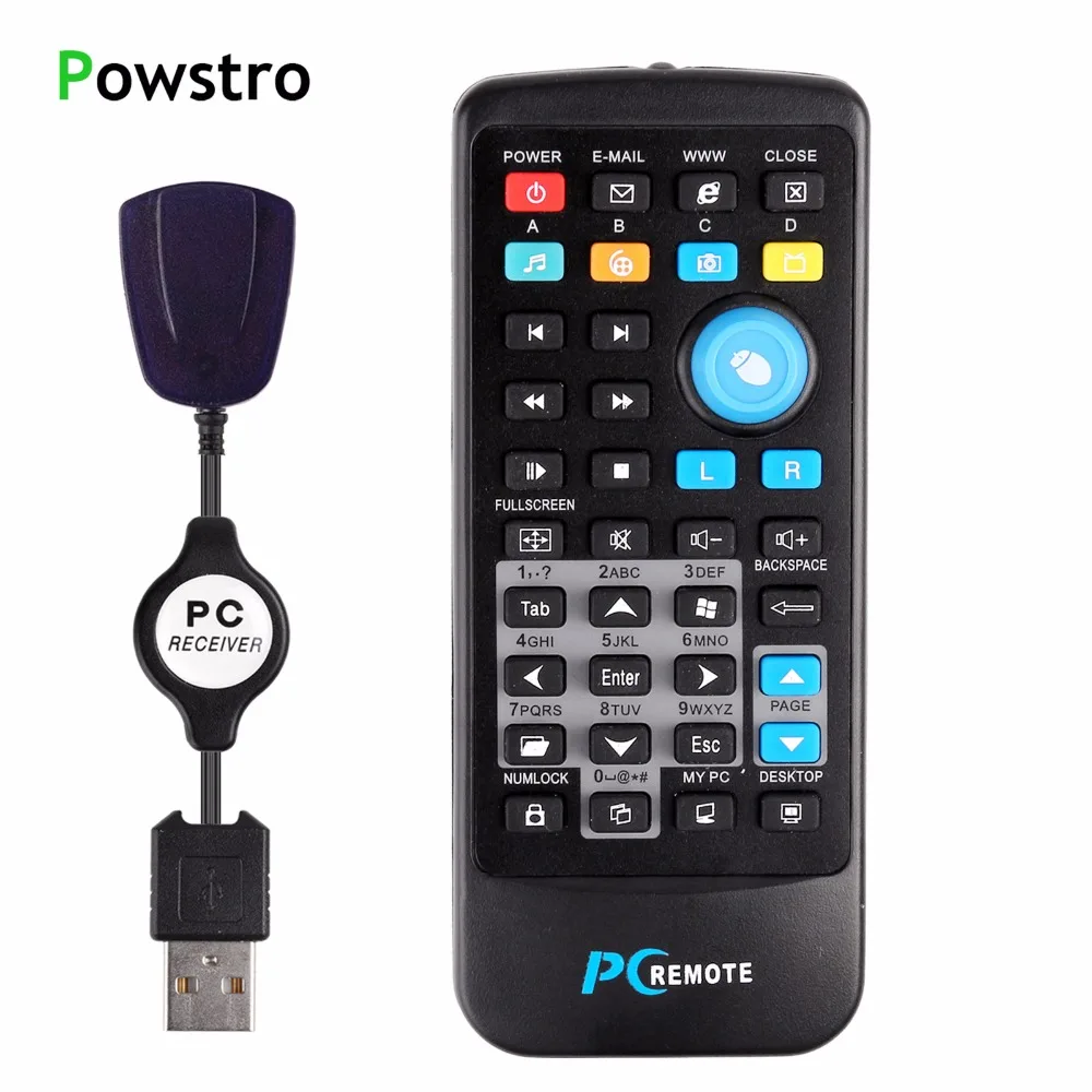 Powstrok Wireless PC Remote Control Media Center USB