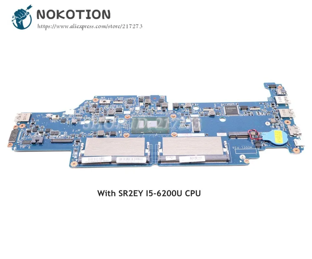 

NOKOTION DA0PS8MB8G0 For Lenovo Thinkpad 13 S2 Laptop Motherboard SR2EY I5-6200U CPU DDR3L 01AV602 01AY557 Main Board