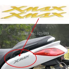 3D Tanque de Motocicleta Roda Logo “XMAX” decoração do emblema do emblema do decalque pad protector tampa da etiqueta para yamaha x-max/xmax 125 250 400