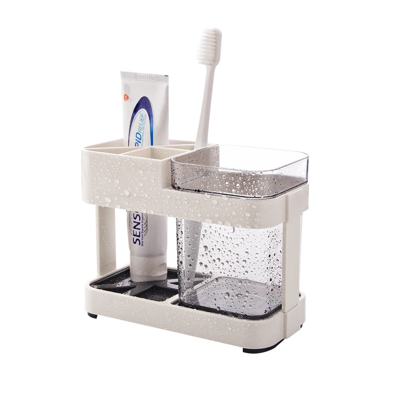 Bathroom Toothbrush Cup Set Toothbrush Holder Stand Brush Rack Tooth Brush Shelf Holder Bathroom Accessories Products