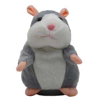 New Talking Hamster Mouse Pet Plush Toy Hot Cute Speak Talking Sound Record Hamster Educational