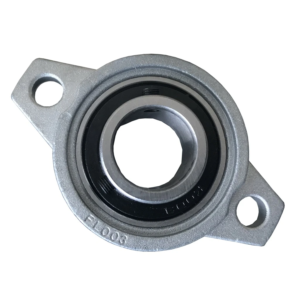Roulement à bloc d'oreiller en alliage de Zinc à alignement automatique, diamètre de 8mm, KFL08