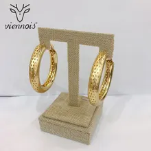 Viennois, розовое золото/серебро/золото, большие серьги-кольца для женщин, круглые полые серьги женские сережки, трендовые ювелирные изделия
