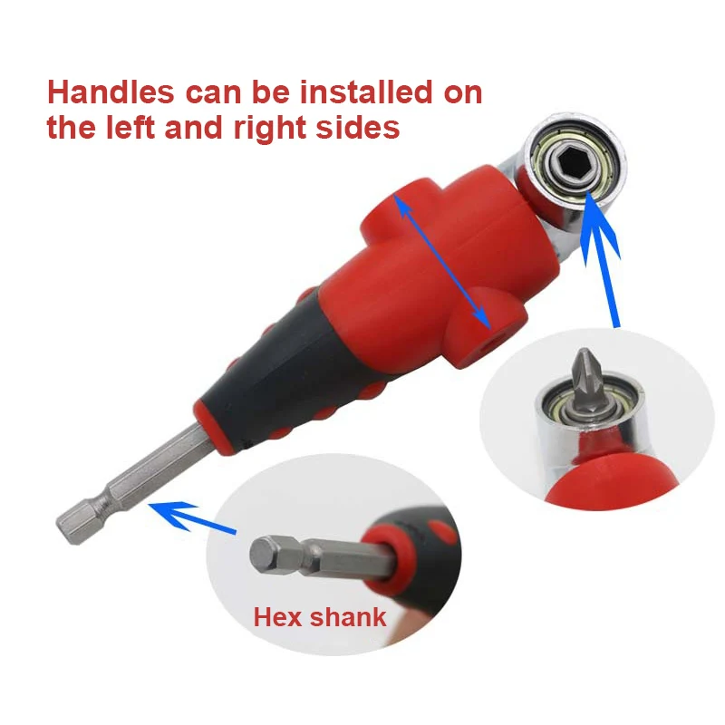

Bending Drill Set 105 Degree Adapter Electric DIY Angle Driver with Screwdriver Ratchet Bits AI88