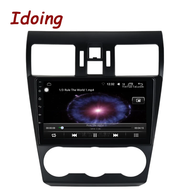 Clearance Idoing 1Din 9"Car Android8.0 Radio Vedio GPS Multimedia Player For Subaru WRX 2013-2015 4G+64G Octa Core Navigation Fast Boot 1