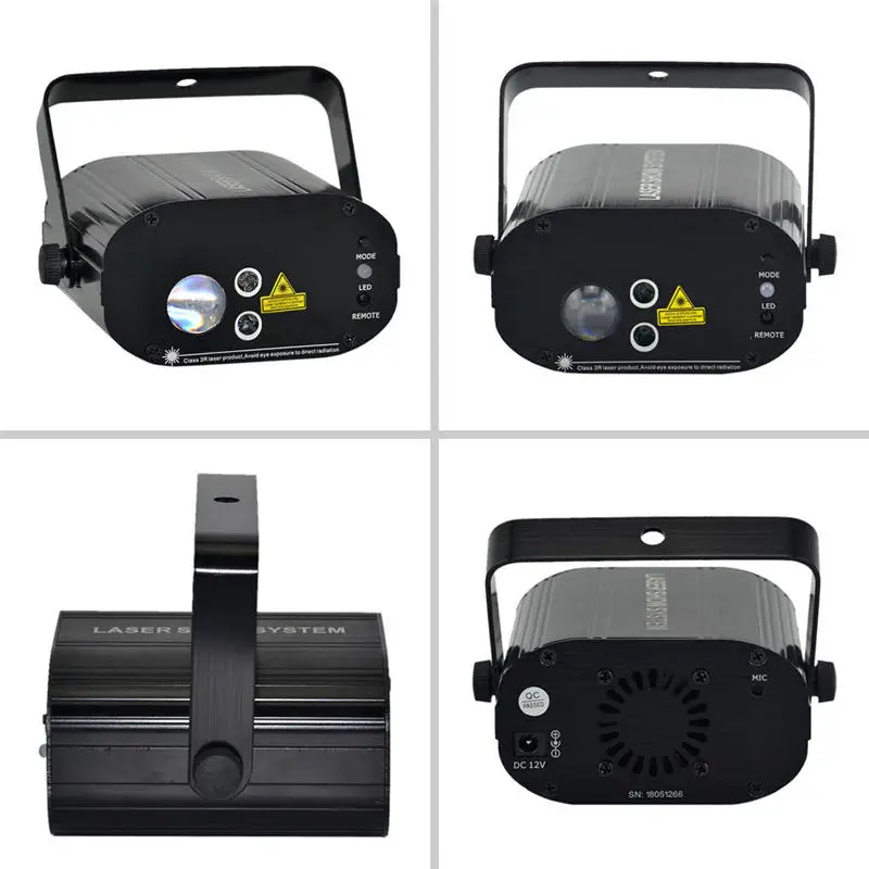 Sharelife Мини зеленый синий гипнотический Аврора DJ Лазерный свет смешанный RGB LED