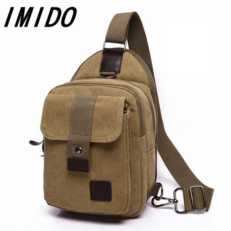 

IMIDO 2019 Brand Designer New Style Fashion Casual Men's Shoulder Diagonal Chest Bag Motion Travel Get Together Daily Business