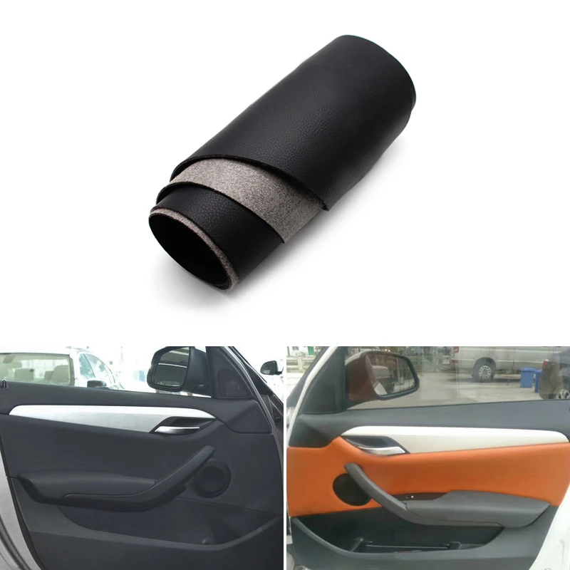 

Microfiber Leather Interior Car Door Handle Panel Cover Trim For BMW X1 E84 2010 2011 2012 2013 2014 2015 2016