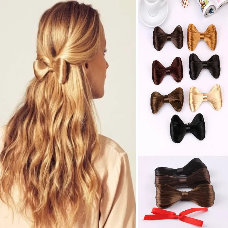 1 шт. большой галстук-бабочка в форме парика заколка для волос для девочек Изысканная красивая элегантная заколка для волос аксессуары для волос