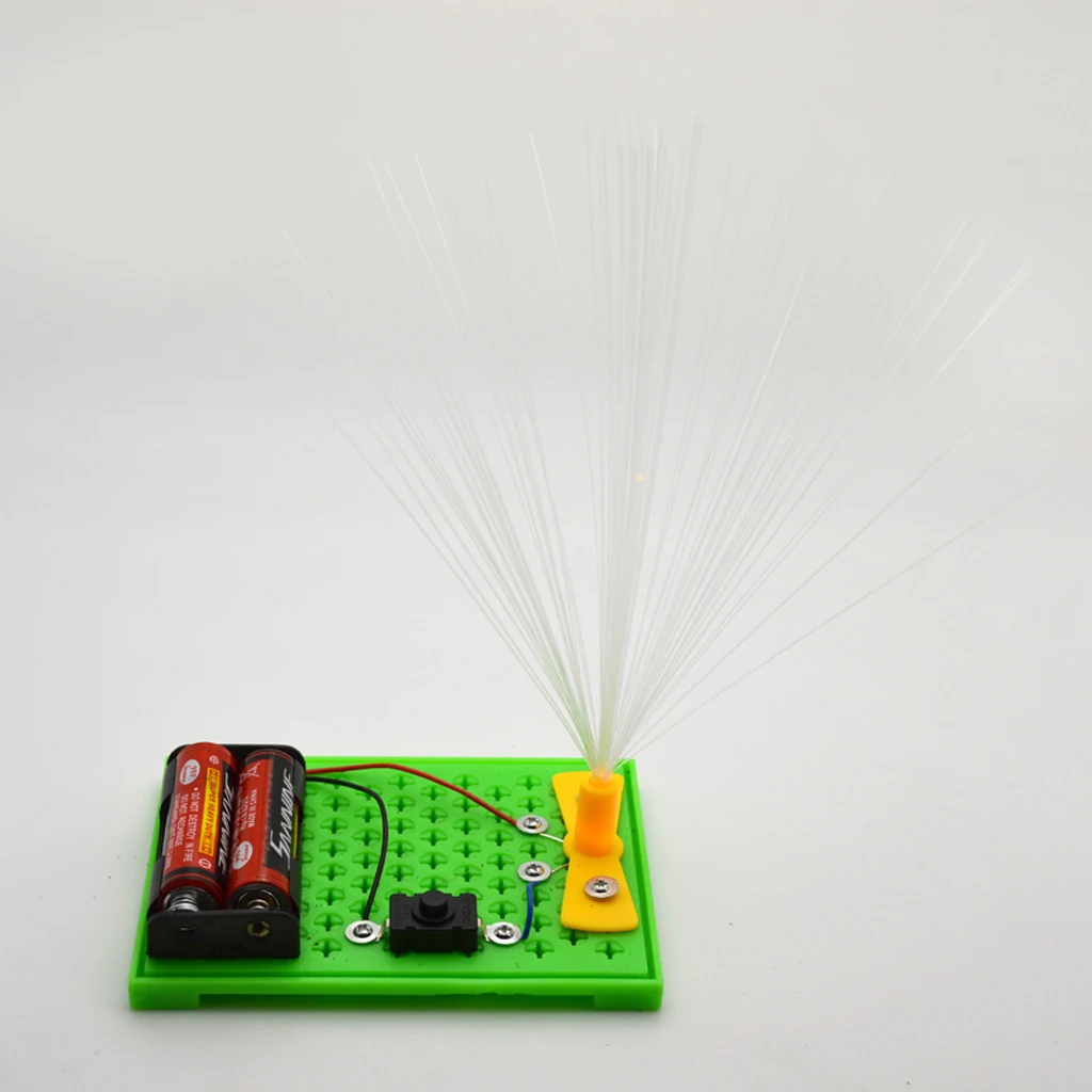 Plastic Kid Children Science Scientific Experiment Kits DIY Colorful Fiber Optic Lights Birthday Party Bag Fillers Toys