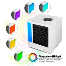 Мини USB портативный кондиционер увлажнитель воздуха 7 цветов светильник Настольный воздухоочиститель вентиляторы воздушного охлаждения кондиционер устройство Прямая поставка