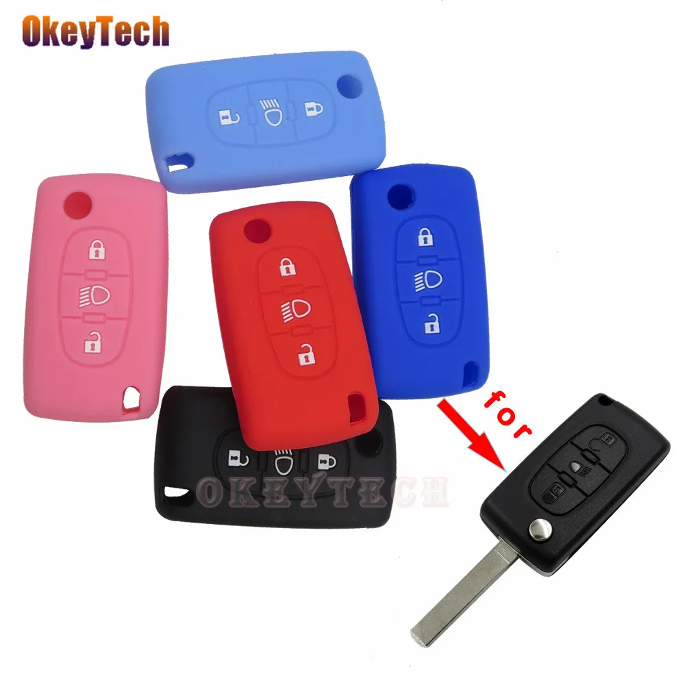Car key shell cover case for Citroen