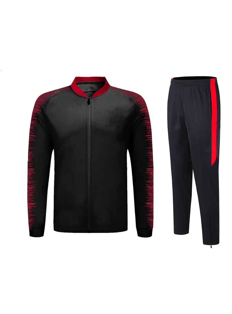 Для мужчин Футбольная форма для мужчин футбол спортивная куртка спортивные костюмы для взрослых Униформа на заказ наборы зимних видов спорта 6809 - Цвет: picture color