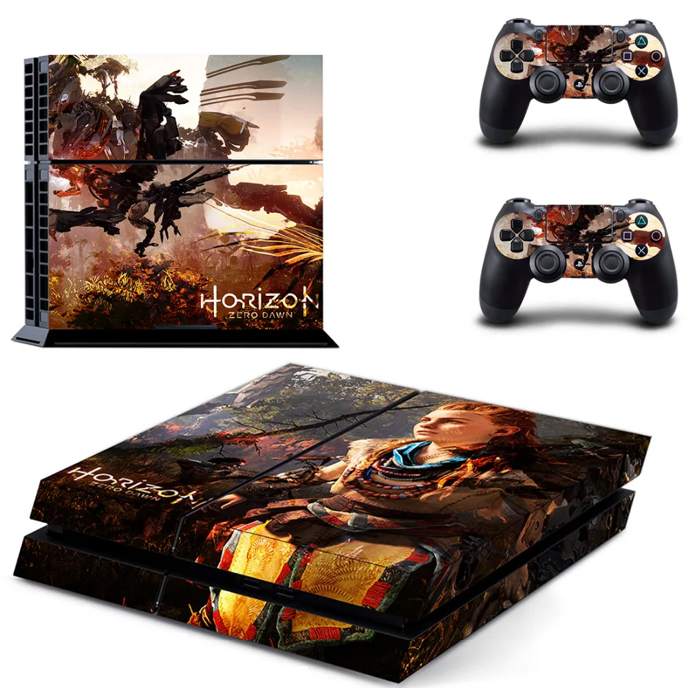 Horizon Zero Dawn PS4 кожи Стикеры наклейка для Sony Игровые приставки 4 консоли и 2