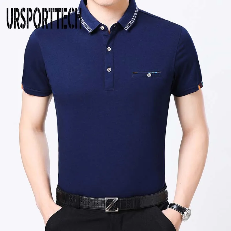 

2019 New Polo Shirt Men Brand-clothing Solid Color Polos Shirt Top Quality Summer Casual Men Short Sleeve Polo Shirt For Men