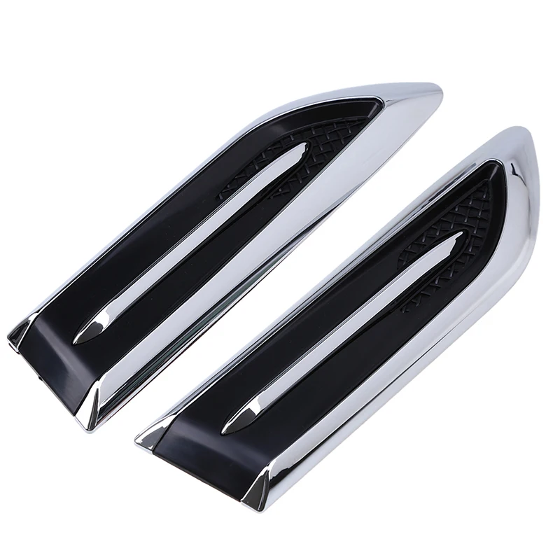 2pcs Car Vent Air Flow Fender Sticker Car Side Door Decals Auto Sticker