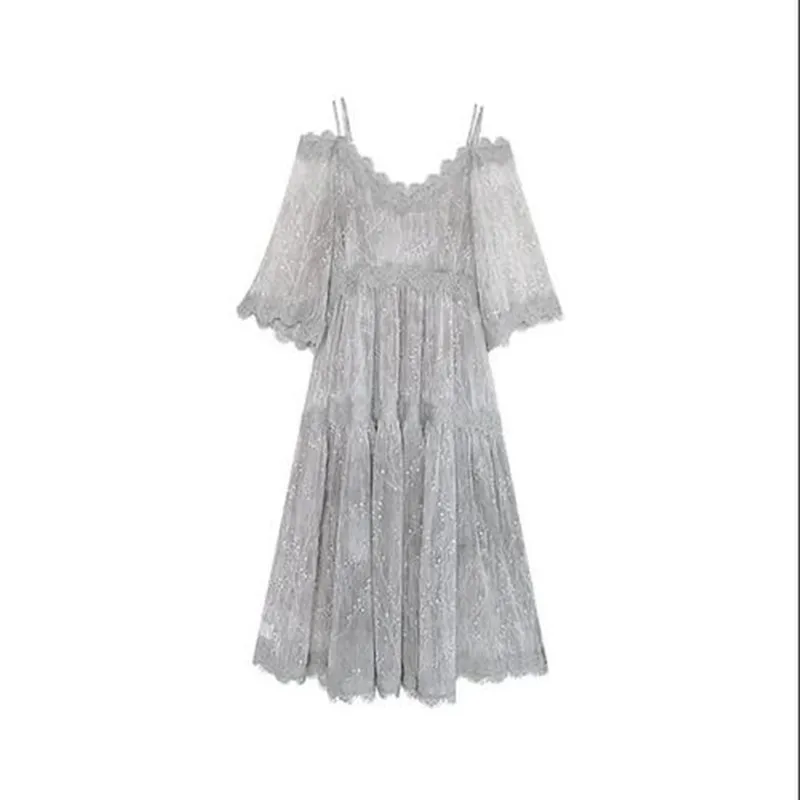 

summer dress 2019 plus size woman dress Foreign air shows thin suit small fat mm reduces age to cover belly dress to hide a meat