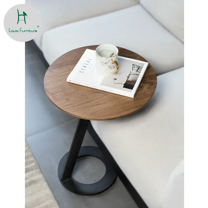 

Louis Fashion Nordic Furniture Modern Simple Small Living Room Multi Creative Mini Round Table Sofa Corner