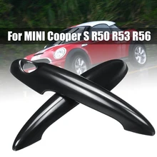 Auto Maniglia di Portello Della Copertura per BMW Mini Cooper S R50 R53 R56 Coppia Gloss Nero Trim Esterno Parti Per Lo Styling copertura Della Maniglia Della porta