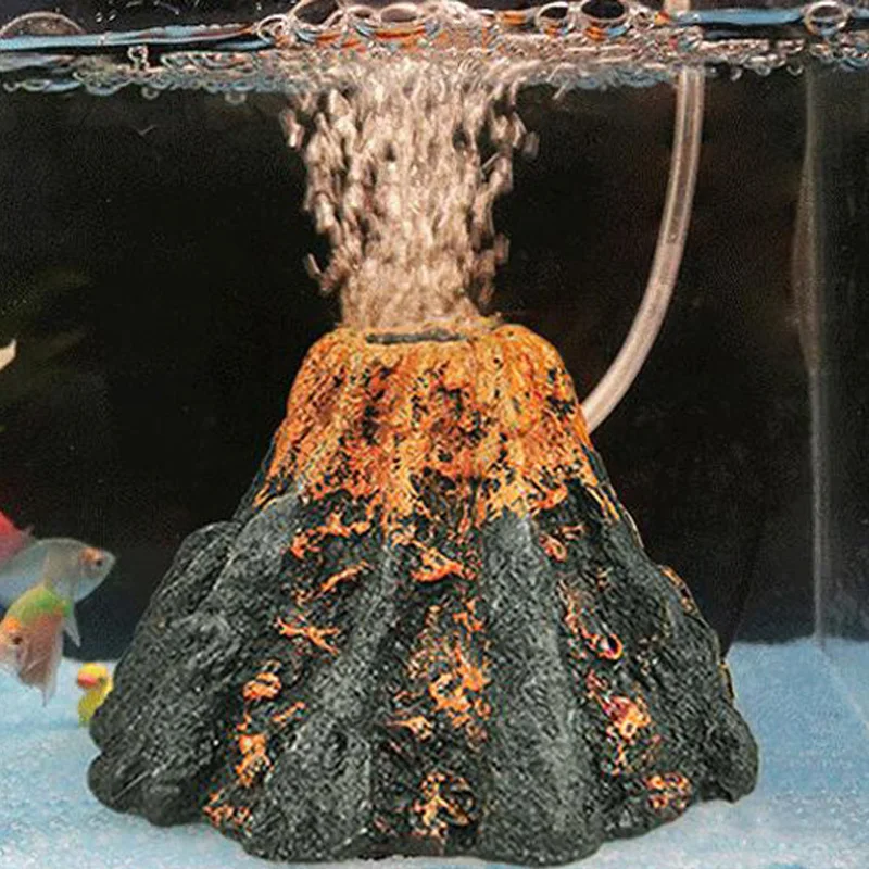 Аквариум Fish Tank украшения Украшение вулкан|fish tank decoration|tank decorationfish aquarium decoration |