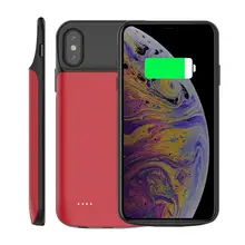 Мягкий ТПУ для iPhone Xs Max(6,5 дюймов) 6000 мАч Внешний батарея зарядное устройство запасные аккумуляторы для телефонов пакет зарядный Чех