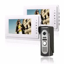 7“ TFT Color Video door phone Intercom Doorbell System Kit IR Camera Doorphone Monitor Speakerphone Intercom