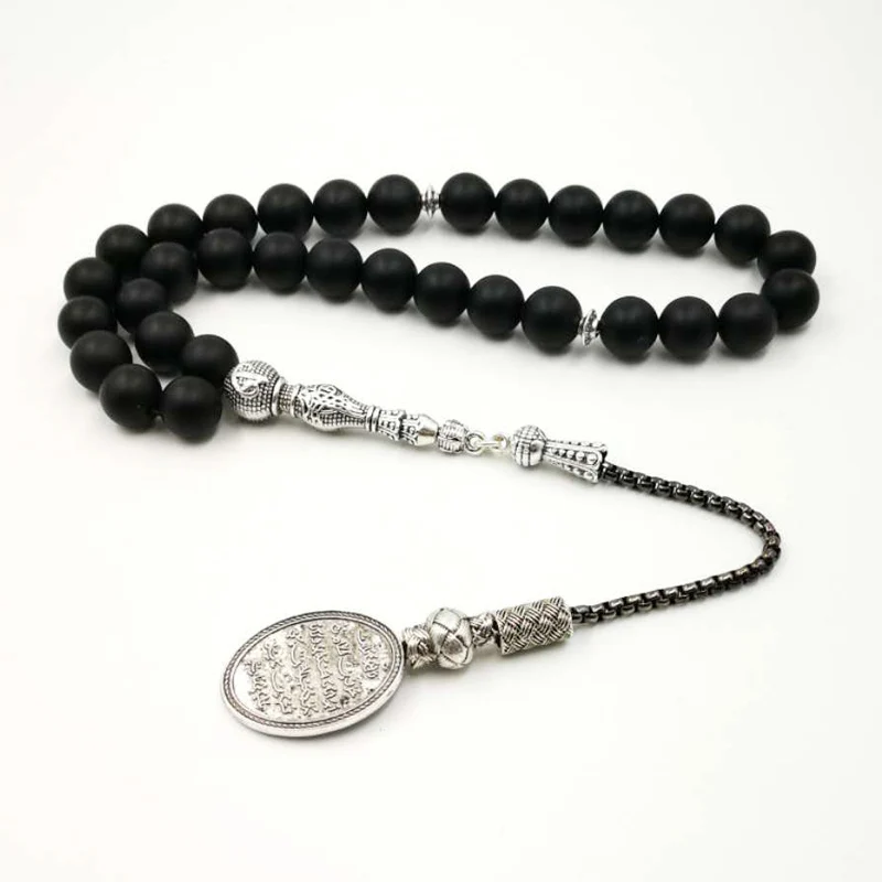 Четки из агата 33 Tasbih редкие Агаты четки с записывающими историческими