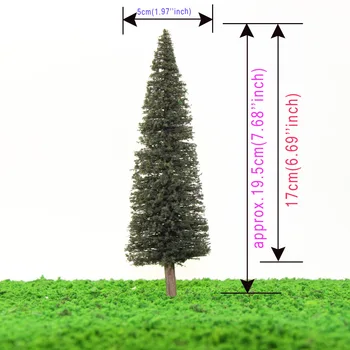 S0401 Christmas Home Decor Model Pine Trees O/OO Scale 15cm/20cm/23cm/30cm Model Railway