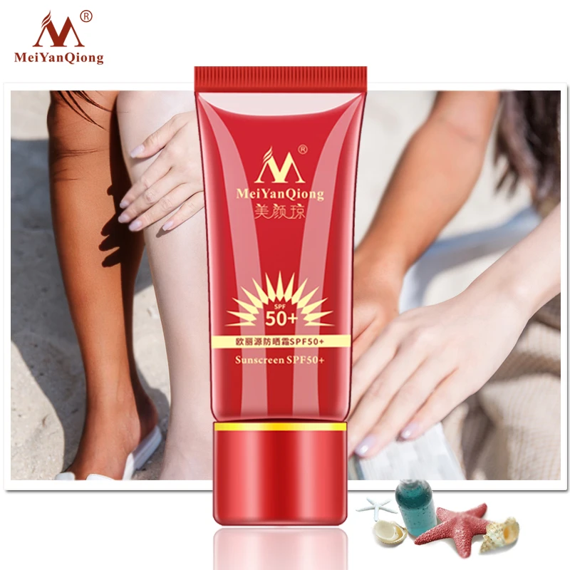 

MeiYanQiong Sunscreen SPF50+ Whitening Repair Sunblock Skin Protective Cream Anti-sensitive Oil-control Moisturizing Isolation