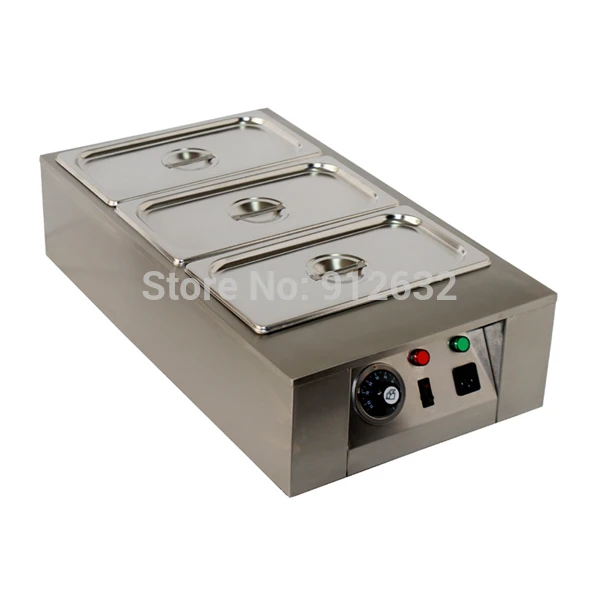 

D2002-3 Triplex chocolate pot furnaces melting machine water heating melting 4L per cylinder