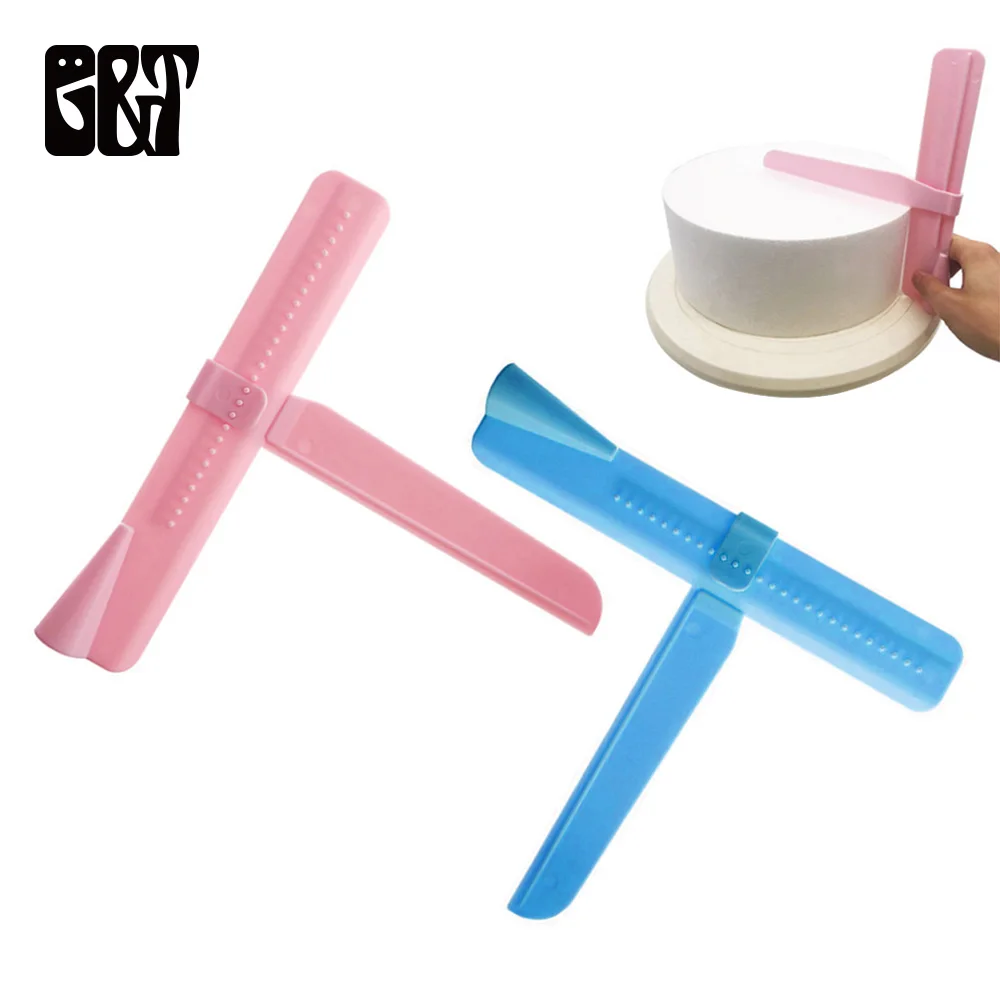  Adjustable Spatula Cake Scraper Fondant Spatulas Cake Edge Smoother Scraper DIY Food Grade Turning 