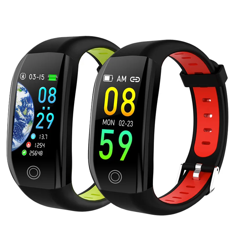 

GIAUSA F21 Smart Bracelet Fitness Watch IP68 Watches Heart Rate Monitor Smartwatch Bluetooth APP Connected Android IOS Phone