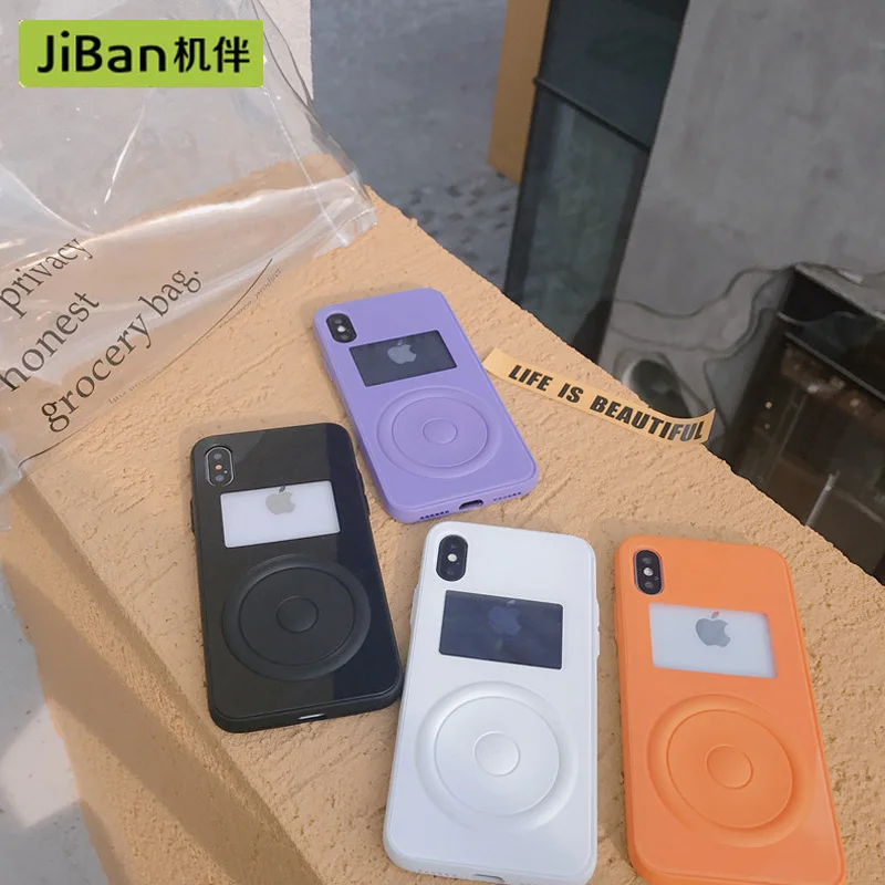 JiBan мобильного телефона чехол для iPhone 6 S плюс 7 8 X XS MAX XR японский плеер акрил ТПУ